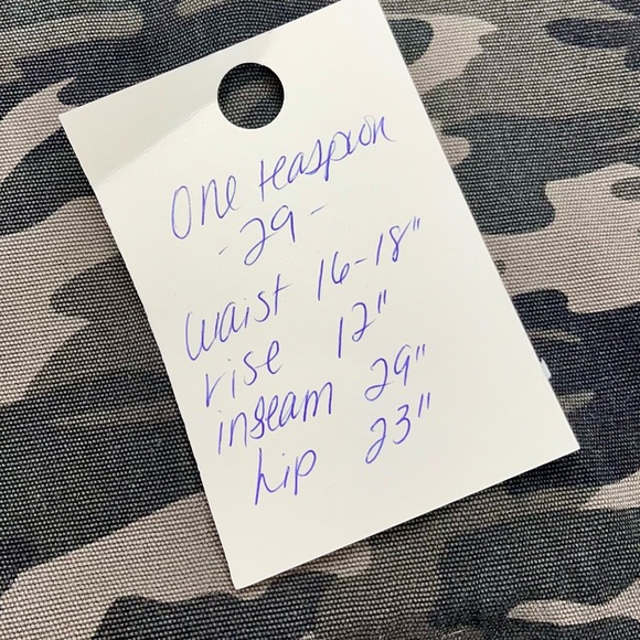 One Teaspoon 80s Pioneer High Waist Camo Pants - Size 29 - Picture 7 of 12